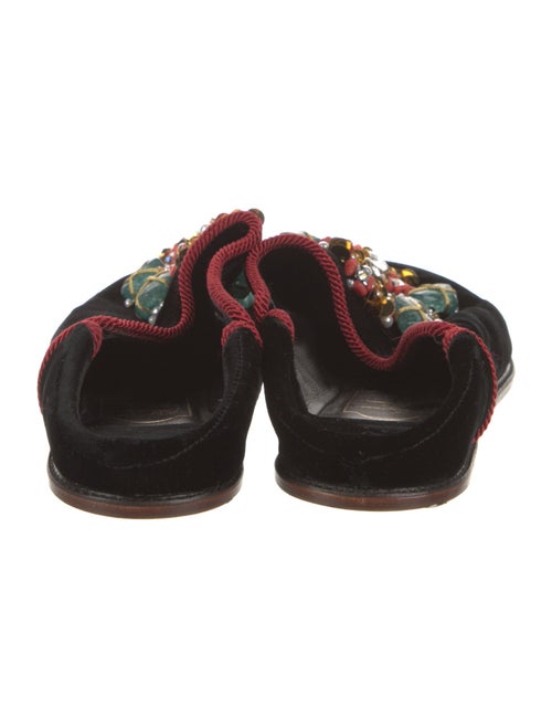 Roger Vivier Velvet Mules