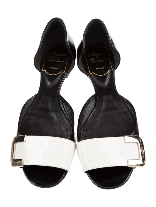 Roger Vivier Patent Leather Slides