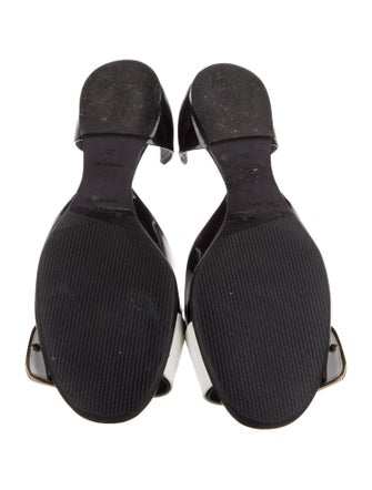 Roger Vivier Patent Leather Slides