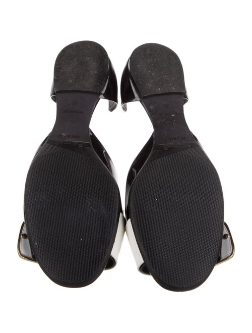 Roger Vivier Patent Leather Slides