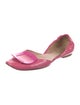 Roger Vivier Patent Leather D'Orsay Flats