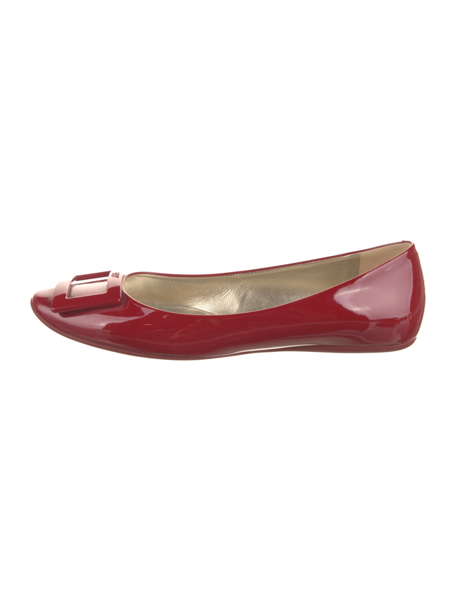 Roger Vivier Patent Leather Ballet Flats