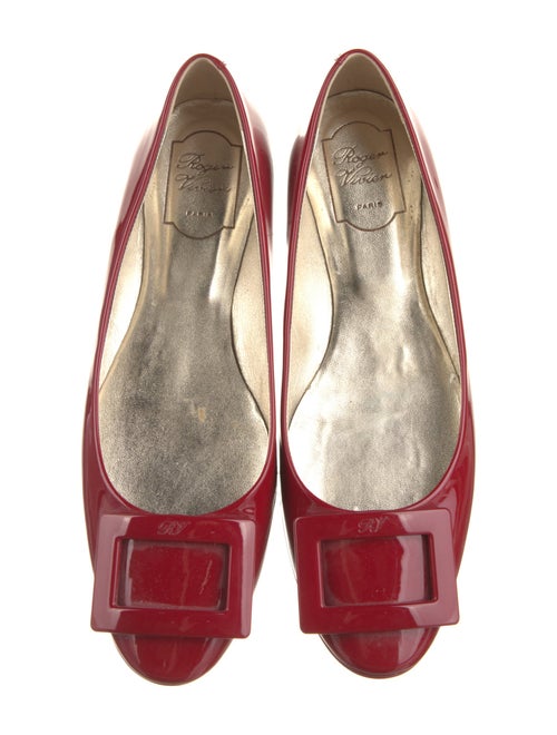 Roger Vivier Patent Leather Ballet Flats