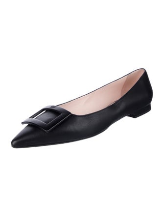 Roger Vivier Leather Ballet Flats