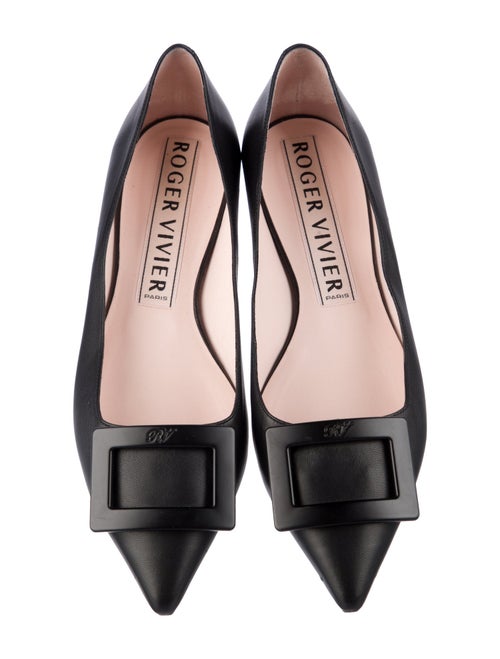 Roger Vivier Leather Ballet Flats