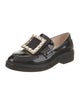 Roger Vivier Patent Leather Crystal Embellishments Loafers