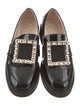 Roger Vivier Patent Leather Crystal Embellishments Loafers
