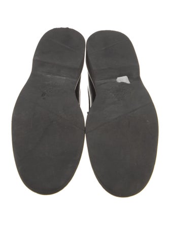 Roger Vivier Patent Leather Crystal Embellishments Loafers