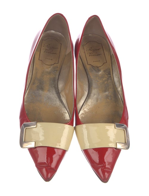 Roger Vivier Patent Leather Ballet Flats