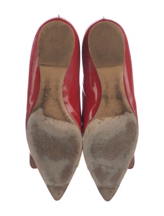 Roger Vivier Patent Leather Ballet Flats