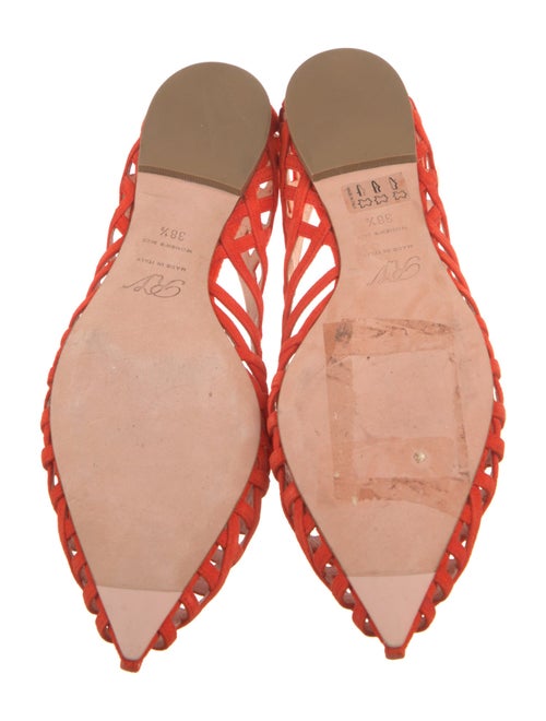 Roger Vivier Suede Ballet Flats