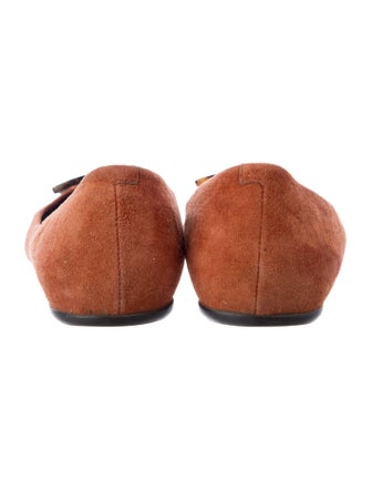 Roger Vivier Suede Ballet Flats