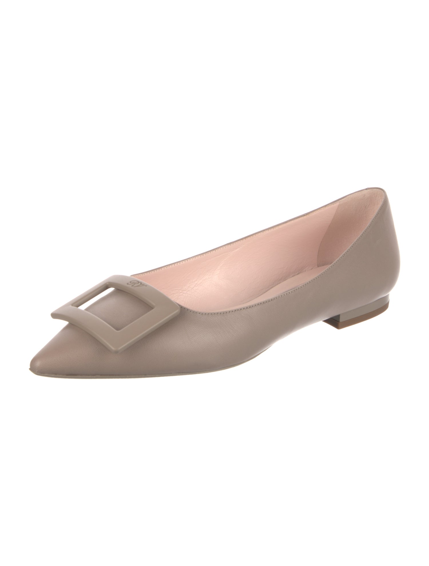Roger Vivier Leather Ballet Flats