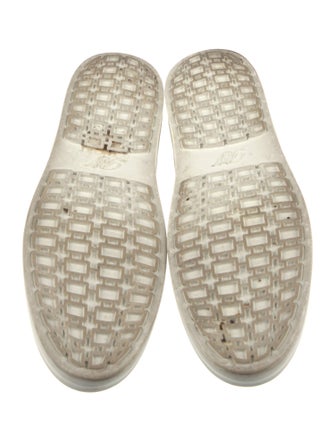 Roger Vivier Satin Crystal Embellishments Sneakers