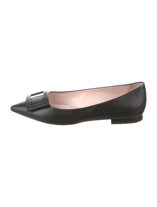 Roger Vivier Leather Ballet Flats