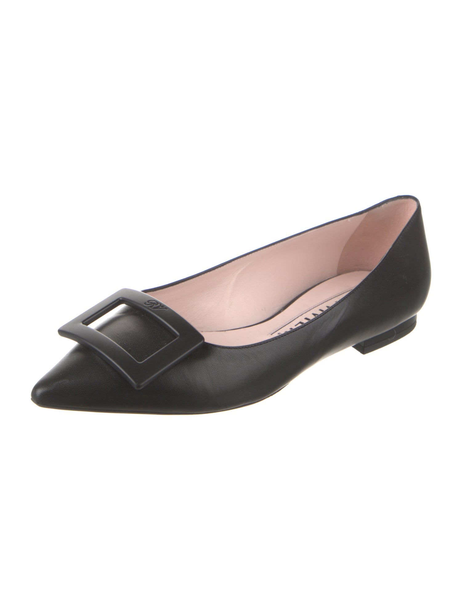 Roger Vivier Leather Ballet Flats