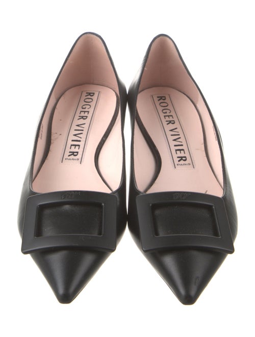 Roger Vivier Leather Ballet Flats