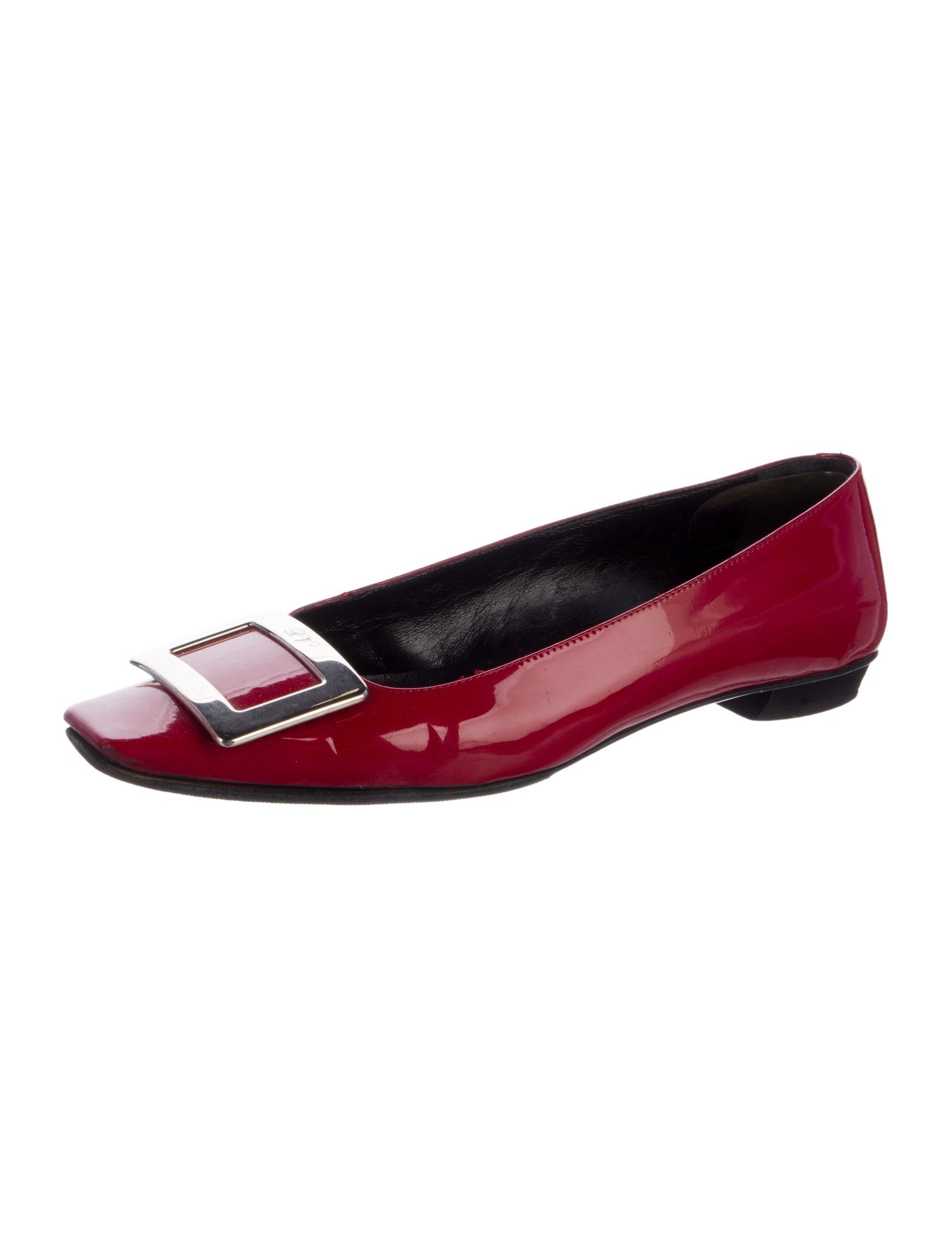 Roger Vivier Patent Leather Flats
