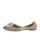 Roger Vivier Suede D'Orsay Flats
