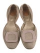 Roger Vivier Suede D'Orsay Flats
