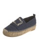 Roger Vivier Denim Sequin Embellishments Espadrilles