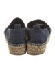 Roger Vivier Denim Sequin Embellishments Espadrilles