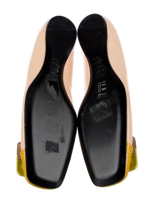 Roger Vivier Signature Logo Patent Leather Ballet Flats