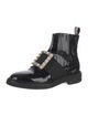 Roger Vivier Patent Leather Crystal Embellishments Boots