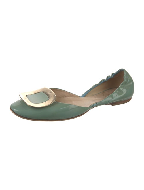 Roger Vivier Patent Leather D'Orsay Flats
