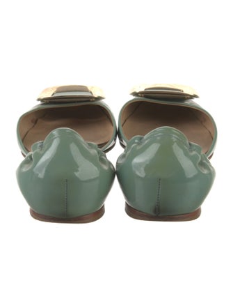 Roger Vivier Patent Leather D'Orsay Flats