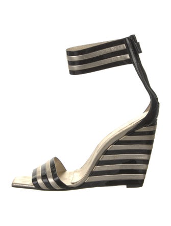 Roger Vivier Patent Leather Printed Sandals