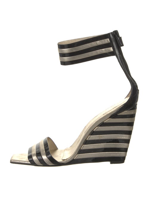 Roger Vivier Patent Leather Printed Sandals