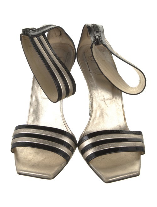 Roger Vivier Patent Leather Printed Sandals