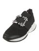 Roger Vivier Mesh Crystal Embellishments Sneakers