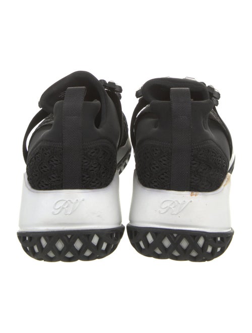 Roger Vivier Mesh Crystal Embellishments Sneakers