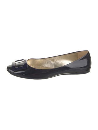 Roger Vivier Patent Leather Ballet Flats
