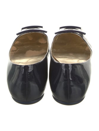 Roger Vivier Patent Leather Ballet Flats