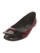 Roger Vivier Patent Leather Printed Flats
