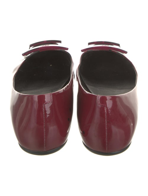 Roger Vivier Patent Leather Printed Flats