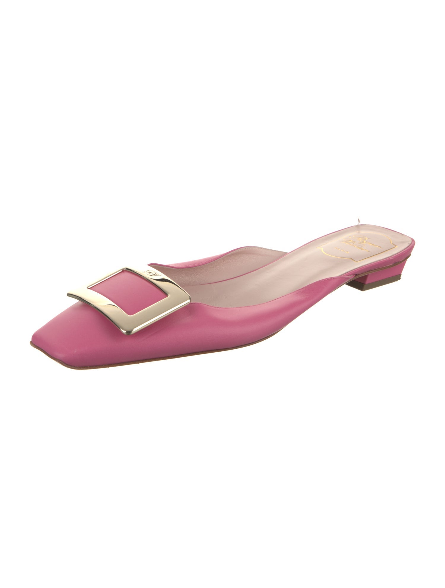 Roger Vivier Patent Leather Mules