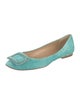 Roger Vivier Suede Flats