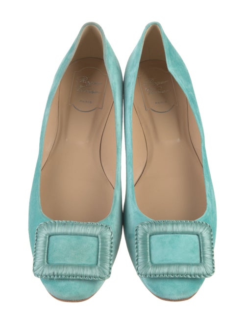 Roger Vivier Suede Flats
