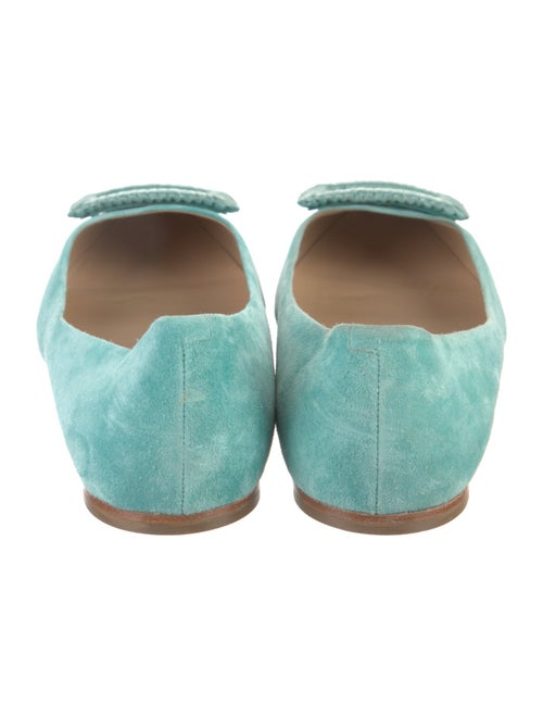 Roger Vivier Suede Flats