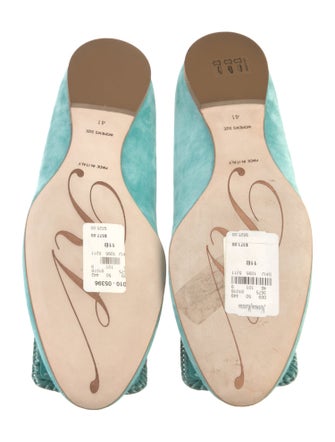 Roger Vivier Suede Flats