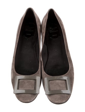 Roger Vivier Suede Flats