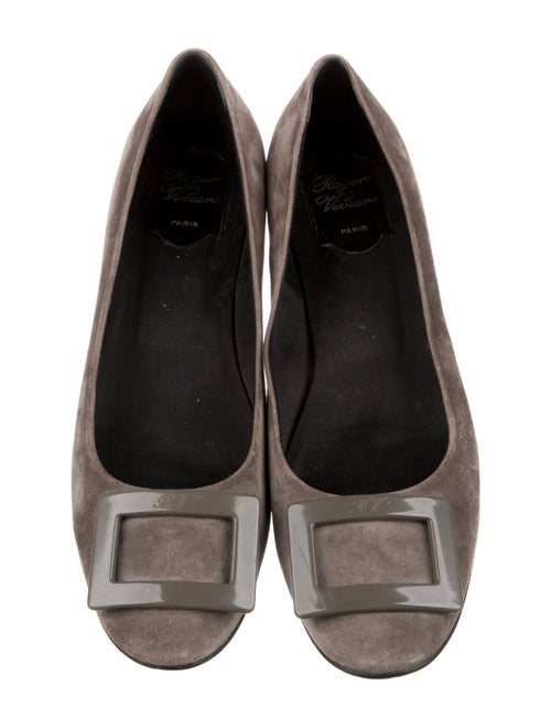 Roger Vivier Suede Flats