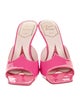 Roger Vivier Patent Leather Slides