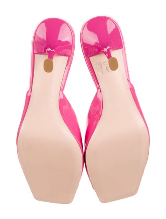 Roger Vivier Patent Leather Slides