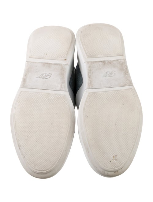 Roger Vivier Denim Colorblock Pattern Sneakers