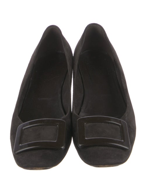 Roger Vivier Suede Flats
